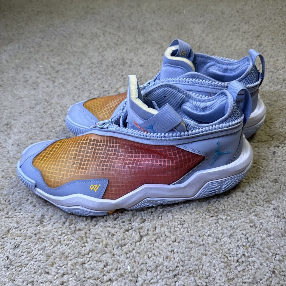 Nike Air Jordan Why Not Zer0.6 Khelcey Barrs Blue Whisper Mens Size 11.5 DO7189- - Picture 6 of 8